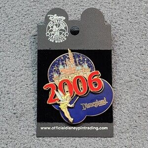 2006 Disneyland Resort Sleeping Beauty Castle Tinker Bell 3D Pin
